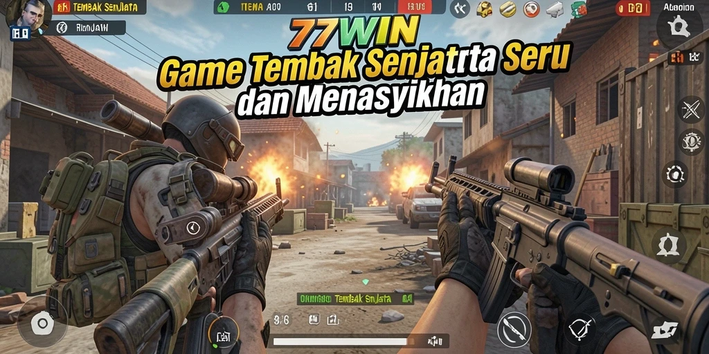 Tampilan antarmuka yang menarik dari game Tembak Senjata 77WIN.