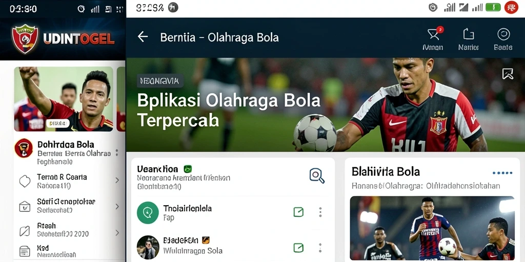 Antarmuka aplikasi UDINTOGEL yang informatif dan mudah digunakan.