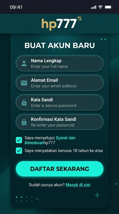 Buat Akun Baru hp777 dengan Mudah dan Cepat
